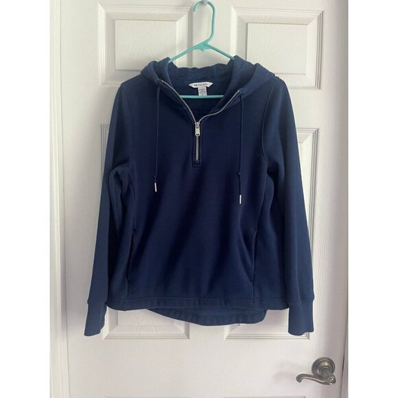 Athleta Sweaters - Athleta Navy Blue Hooded Sweater